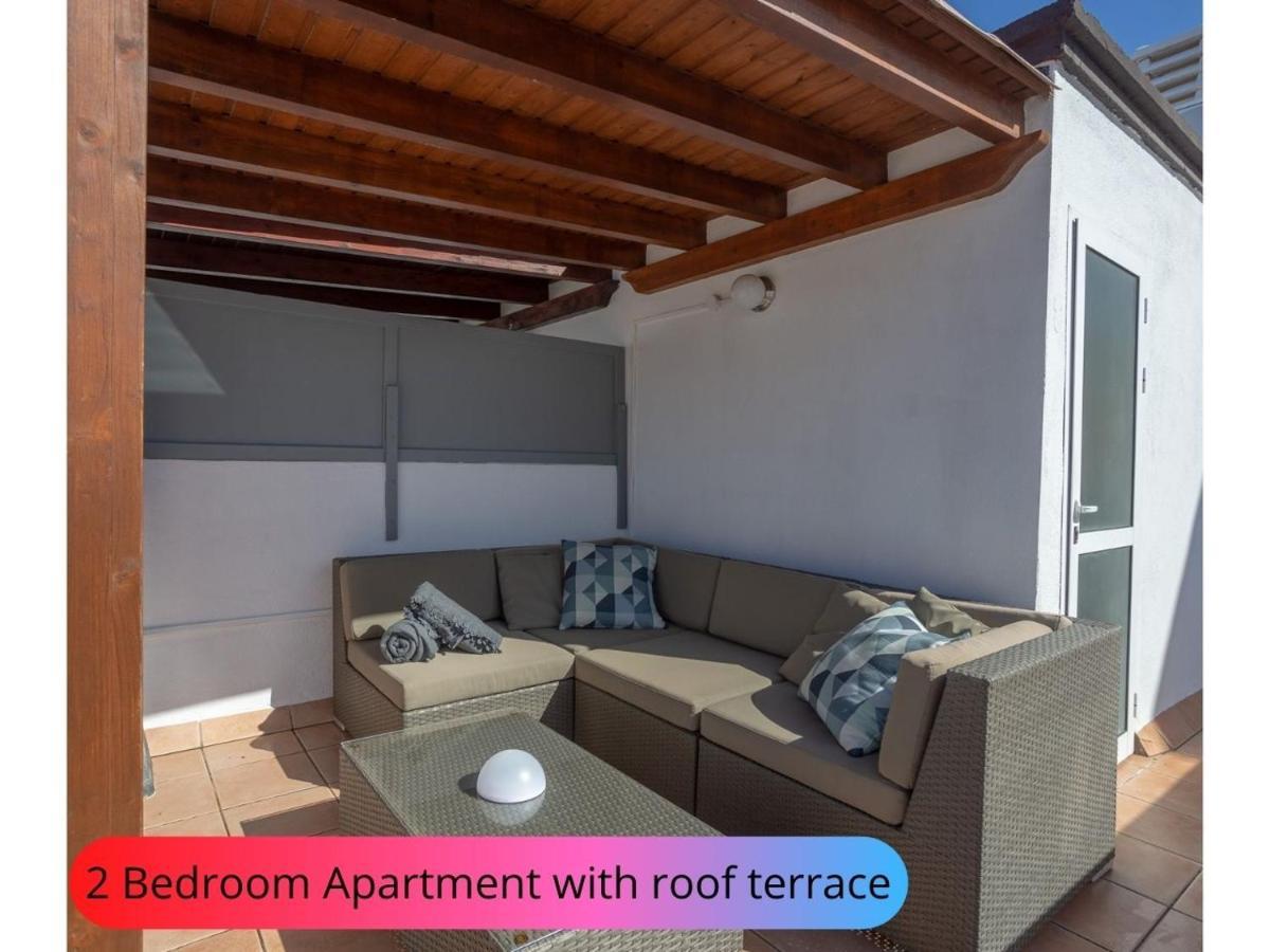 Desirable Rooftop Terrace , 2 Bedroom Apartment With Wifi In Costa Adeje Callao Salvaje Exteriör bild