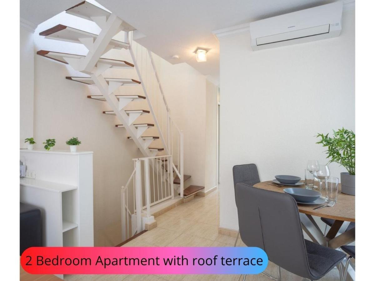 Desirable Rooftop Terrace , 2 Bedroom Apartment With Wifi In Costa Adeje Callao Salvaje Exteriör bild