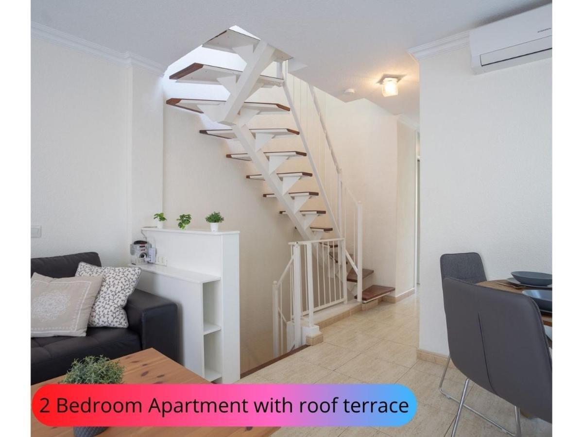 Desirable Rooftop Terrace , 2 Bedroom Apartment With Wifi In Costa Adeje Callao Salvaje Exteriör bild