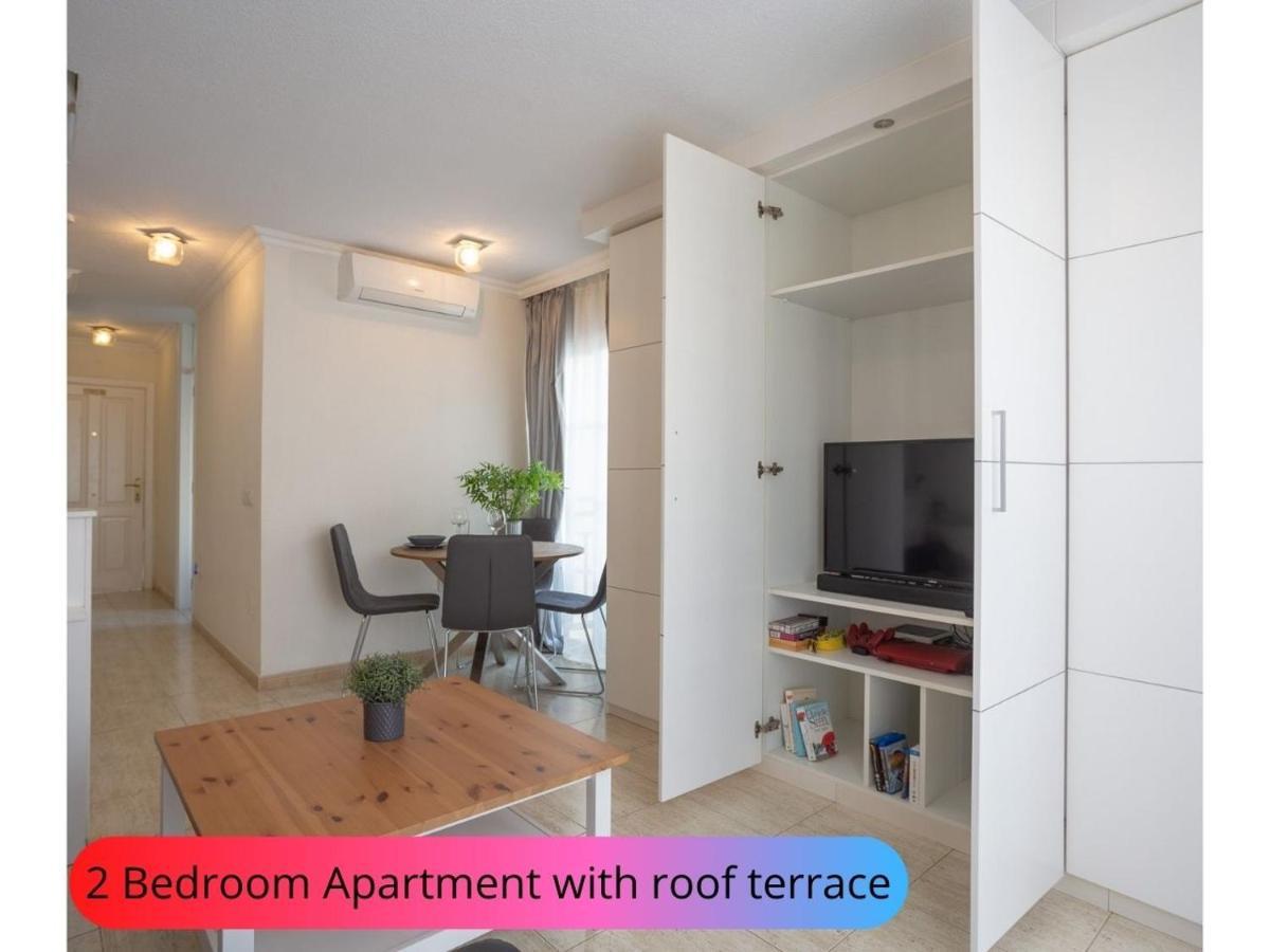 Desirable Rooftop Terrace , 2 Bedroom Apartment With Wifi In Costa Adeje Callao Salvaje Exteriör bild