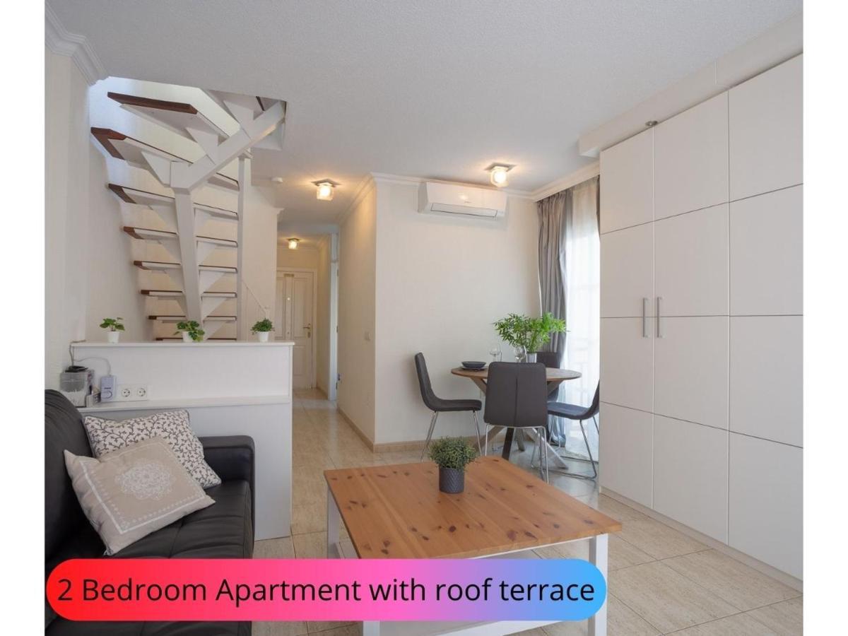 Desirable Rooftop Terrace , 2 Bedroom Apartment With Wifi In Costa Adeje Callao Salvaje Exteriör bild