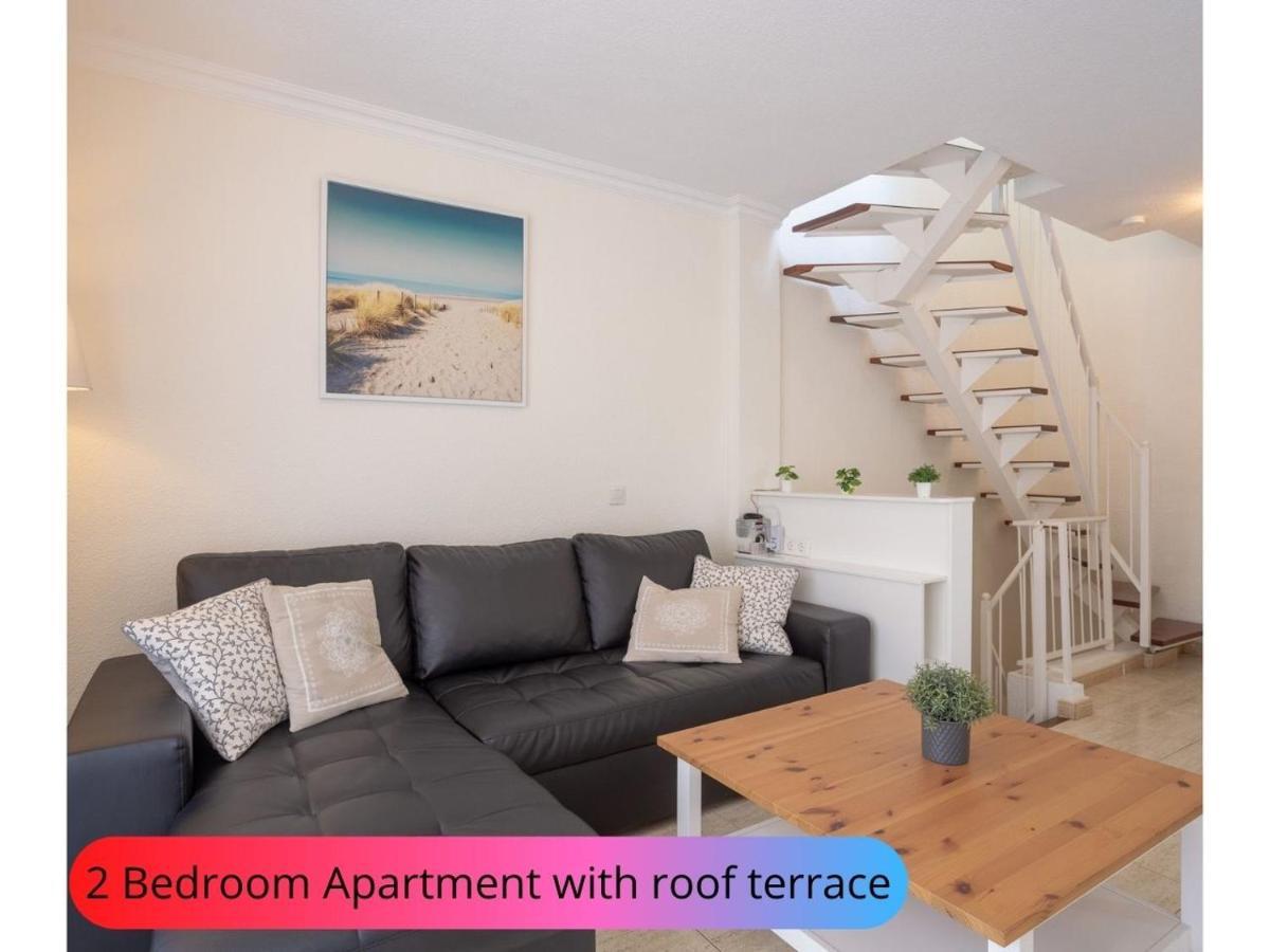 Desirable Rooftop Terrace , 2 Bedroom Apartment With Wifi In Costa Adeje Callao Salvaje Exteriör bild