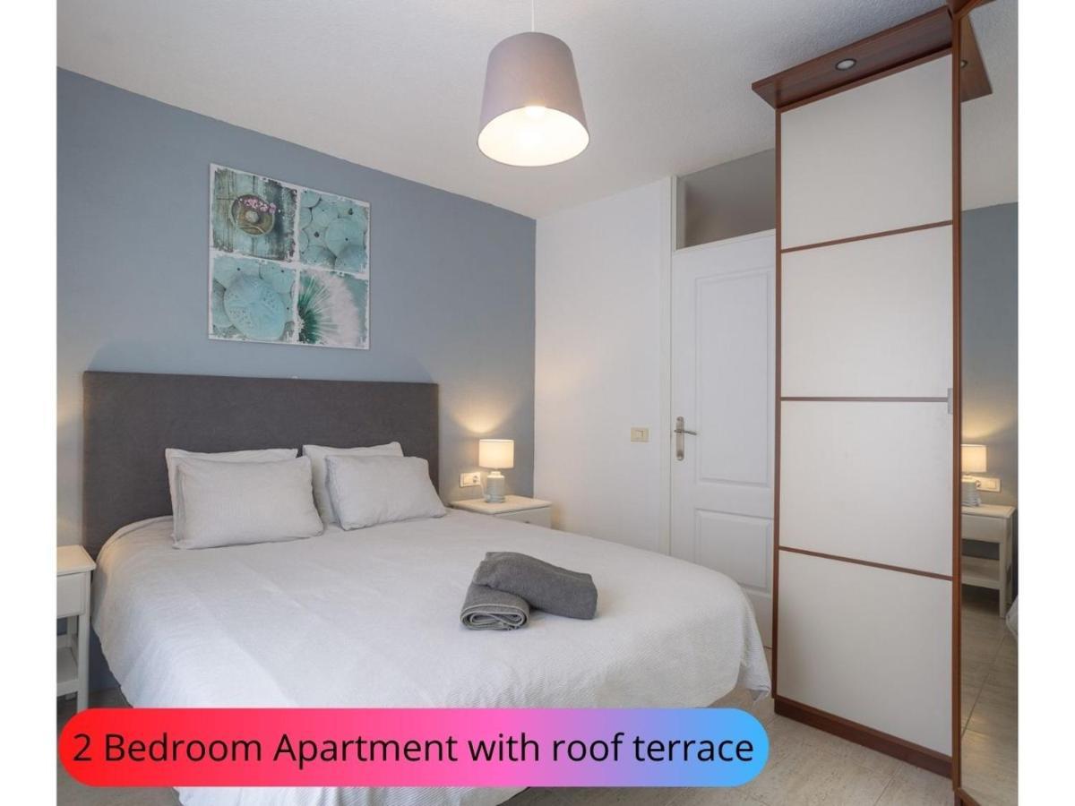 Desirable Rooftop Terrace , 2 Bedroom Apartment With Wifi In Costa Adeje Callao Salvaje Exteriör bild